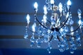 Vintage crystal lamp Royalty Free Stock Photo