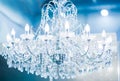 Vintage crystal lamp Royalty Free Stock Photo