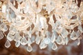 Vintage crystal lamp details Royalty Free Stock Photo