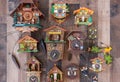 Vintage cuckoo clocks Royalty Free Stock Photo