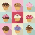 Vintage cupcakes