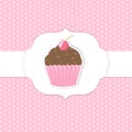 Vintage Cupcakes Pink Labels