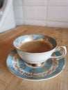 Vintage cuppa Royalty Free Stock Photo