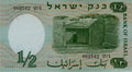 Vintage 1958 Currency of Israel: Half Lira Woman Soldier