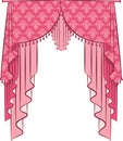 The vintage curtain