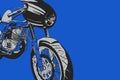 Vintage Custom Motorcicle Graphic Poster Illustration.