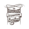 Oldstyle vector sewing logo
