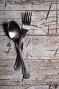 Vintage cutlery Royalty Free Stock Photo