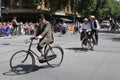 Vintage Cycle Club of Victoria members participate at the 2019 Australia Day Parade in Melbourne