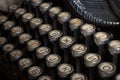 Vintage Cyrillic typewriter