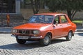 Dacia 1300. Vintage red Dacia car.