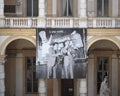 Vintage Dado Knorr advertisement billboard in Turin Royalty Free Stock Photo