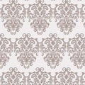 Vintage damask floral ornament pattern Royalty Free Stock Photo