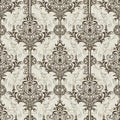 Vintage Damask Wallpaper Pattern with Keys Royalty Free Stock Photo