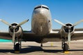 Vintage DC-3 Airplane Royalty Free Stock Photo