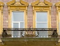 Vintage decorated faÃÂ§ade in Brasov Romania