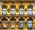 Vintage decorated faÃÂ§ade in Brasov Romania