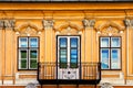 Vintage decorated faÃÂ§ade in Brasov Romania