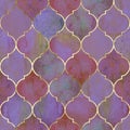 Vintage decorative grunge indian, moroccan seamless pattern Royalty Free Stock Photo