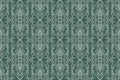 Vintage decorative seamless pattern. Symmetric ethnic bicolor wallpaper. Vector repeating ornament