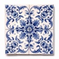 Vintage Delft Tile Wall Art