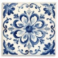 Vintage Delft Tile Wall Art