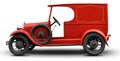 Vintage delivery car Royalty Free Stock Photo