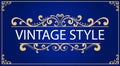 Vintage Design Ornament. Royalty Free Stock Photo