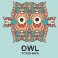 Vintage design with owl