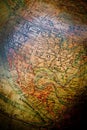 Vintage desktop globe Royalty Free Stock Photo