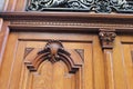 Vintage Detail Door Outside Traditional Building
