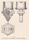 Vintage diagram of a Ajax-Wyatt Low Frequency Induction Furnace