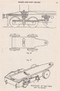 Vintage diagram of miniature locomotive construction