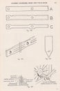 Vintage diagram of miniature locomotive construction