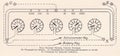 Vintage illustration diagram of Dial Pattern Bridge.
