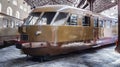 Vintage diesel-powered railcar, Italy Royalty Free Stock Photo