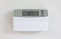 Vintage digital thermostat - Covert in dust - 30 degrees celcius Royalty Free Stock Photo