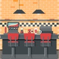 Vintage diner vector