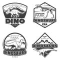 Vintage Dinosaur Logos