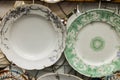 Vintage Dishes Diner Restaurant Circle China