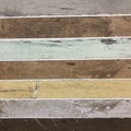 Vintage distressed colored wood slats background texture