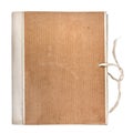 Vintage document carton binding case folder Royalty Free Stock Photo