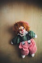 Vintage doll clown