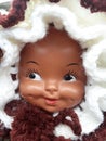 Vintage doll face babydoll crochet Royalty Free Stock Photo