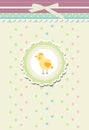 Vintage doodle retro bird chicken vector Royalty Free Stock Photo