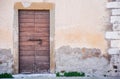 Vintage Door In Antic City Royalty Free Stock Photo