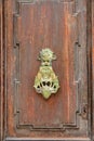 Vintage door knocker or hammer Royalty Free Stock Photo