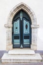 Vintage door in Tallinn city, Estonia