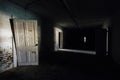 Vintage Doors in Creepy Basement - Abandoned Sweet Springs - West Virginia