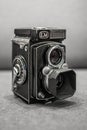 Vintage DSLR camera from Japanese brand